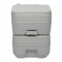  US Direct  20l Flush Toilet With Double Outlet Portable Removable Deodorant Leak Proof Water saving Toilet grey