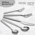  US Direct  20pcs Stainless Steel S525 20 Piece Flatware set Brand Cibeat Primary Color