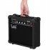  US Direct  20w Electric Guitar Amplifier With Illuminated Power Switch Portable Musical Instrument Accessories black