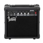 [US Direct] 20w Electric Guitar Amplifier With Illuminated Power Switch Portable Musical Instrument Accessories black