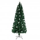 US 230 Branches 6ft Christmas Tree Easy Setup Sturdy Realistic Pvc Pine Tree For Home Office Party Holiday Christmas Night Decoration 230 branches