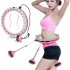  US Direct  24 Sections Detachable Hoop Weight loss  Abdomen Waist Slimming Hoop  Fitness Exercise Hoop For Weight Loss Women Men Children  Waist circumference 