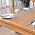  US Direct  24 X 36in 60mm Transparent Tablecloth Waterproof Anti Scratch Dining Kitchen Office Table Protector Transparent