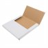  US Direct  25pcs Album Paper Box Lightweight Waterproof Fine Workmanship Carton 12 5 x12 5 x 1   31 75x31 75x 2 54cm  White