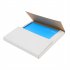  US Direct  25pcs Album Paper Box Lightweight Waterproof Fine Workmanship Carton 12 5 x12 5 x 1   31 75x31 75x 2 54cm  White