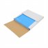  US Direct  25pcs Album Paper Box Lightweight Waterproof Fine Workmanship Carton 12 5 x12 5 x 1   31 75x31 75x 2 54cm  White