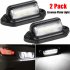  US Direct  2PCS 6LED 12 24V License Plate Light Car Boat Truck Trailer Step Lamp White light