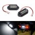  US Direct  2PCS 6LED 12 24V License Plate Light Car Boat Truck Trailer Step Lamp White light