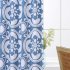  US Direct  2PCS Blackout Fabric Tier Curtains for Kitchen Windows Classic Butterfly Antennae Medallion Printed Rod Pocket Small Curtain Panels for Bathroom  Ca