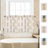  US Direct  2PCS Small Window Curtains Tiers Pineapple Print Rod Pocket Curtain Set Kitchen Bathroom Bedroom Drapes Yellow 27 5 x24 x2
