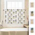  US Direct  2PCS Small Window Curtains Set Pineapple Printed Window Tiers Kitchen Bathroom Basement Bedroom Drapes Green 27 5 x30 x2