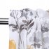  US Direct  2PCS Tier Curtains for Kitchen Windows Floral Print Rod Pocket Cafe Curtains Small Curtain Panels for Bathroom Bedroom Living Room  etc