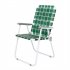 US Direct  2pcs Folding Beach Chair Stable Comfortable Steel Pipe Webbing Bearing 120kg For Outdoor Enthusiasts dark green