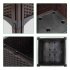  US Direct  2pcs Free Splicing Injection Planting Box Lightweight Planting Box For Gardens Patios Balconies Restaurants Cafes brown