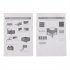  US Direct  2pcs Free Splicing Injection Planting Box Lightweight Planting Box For Gardens Patios Balconies Restaurants Cafes brown