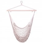 [US Direct] 2pcs Hanging Rope Hammock Chair Swing Mesh Air/sky Chair Swing For Indoor Outdoor Backyard Patio Camping Beige