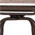  US Direct  2pcs Swivel Bar Chair 360 Degree Rotatable Adjustable Long Service Life Patio Swivel Bar Stool brown