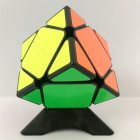 [US Direct] 3*3 Professional Skewb Cube Three Layers Hexahedron Puzzle Cubes Brain Teaser Speed Cube Black