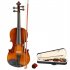  US Direct  3 4 Acoustic Violin With Box Bow Rosin Natural Violin Musical Instruments Children Birthday Present Black
