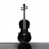  US Direct  3 4 Acoustic Violin With Box Bow Rosin Natural Violin Musical Instruments Children Birthday Present Black