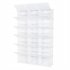  US Direct  3 Rows 12 tier Portable Shoe Rack Organizer  40 x 30cm Cube Shoe Cabinet Steel Wire 122 x 32 x 180cm White
