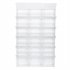  US Direct  3 Rows 12 tier Portable Shoe Rack Organizer  40 x 30cm Cube Shoe Cabinet Steel Wire 122 x 32 x 180cm White