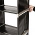  US Direct  3 Tier 9 Cube Storage Rack Steel Staircase Organizer DIY Storage Shelf  Closet Organizer black