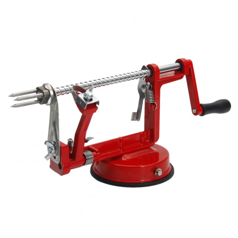 US 3-in-1 Stainless Steel Hand-cranking Fruit Peeler Automatic