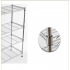  US Direct  3 shelf Adjustable Heavy Duty Storage Shelving Steel Organizer Wire Rack Silver