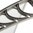 US Direct  300 X 100 Household Application Door Window Rain Cover Eaves  Canopy Mini Shelter Transparent board gray bracket