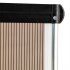  US Direct  300x96cm Window Door Awning Sun Shade Panel Home Application Front Rear Aluminum Strips Patio Canopy brown board