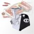  US Direct  304 Stainless Steel Alloy Aluminum Electric  Meat  Grinder Sausage Stuffer With Black Handle black