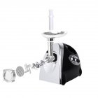 US 304 Stainless Steel Alloy Aluminum Electric  Meat  Grinder Sausage Stuffer With Black Handle black
