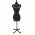  US Direct  30cm Mini Mannequin Dress Clothes Gown Model Stand for Doll Display Holder black