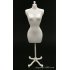 US Direct  30cm Mini Mannequin Dress Clothes Gown Model Stand for Doll Display Holder black