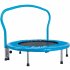  US Direct  36  Kids Trampoline with Handrail  Mini Toddler Trampoline w  Safety Padded Cover for Indoor Outdoor Cardio Exercise
