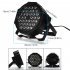  US Direct  36 LED 1W Par Lights RGB Changeable Color 7 Lighting Modes Stage Lights Remote Control DMX Control Disco Lights US Plug