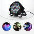  US Direct  36 LED 1W Par Lights RGB Changeable Color 7 Lighting Modes Stage Lights Remote Control DMX Control Disco Lights US Plug