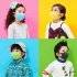  US Direct  3Pcs PM2 5 Kid Respirator Anti haze Mask Breathable Washable PU Sponge Dustproof Random Color Boys 3pcs