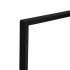 US Direct  3pcs Single Rocking Chair Coffee Table Set Comfortable Weather resistant Uv resistant For Garden Decoration black