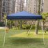  US Direct  3x3 Meters Oxford Cloth Tent No Surrounding Cloth N001 Portable Folding Shed For Outdoor Use blue