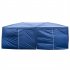  US Direct  3x6m 4 Window Practical Waterproof Folding Tent Sunscreen Windproof Easy Set Up Large Family Tents With Carrying Case blue