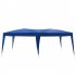  US Direct  3x6m 4 Window Practical Waterproof Folding Tent Sunscreen Windproof Easy Set Up Large Family Tents With Carrying Case blue