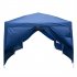  US Direct  3x6m 4 Window Practical Waterproof Folding Tent Sunscreen Windproof Easy Set Up Large Family Tents With Carrying Case blue