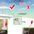  US Direct  3x6m 6 sided 2 Doors Spiral Tube Pergola White Pe Cloth Strong Waterproof Tent For Household Wedding Party As shown