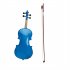  US Direct  4 4 Acoustic Violin With Box Bow Rosin Natural Violin Musical Instruments Children Birthday Present Blue
