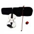  US Direct  4 4 Acoustic Violin With Box Bow Rosin Natural Violin Musical Instruments Children Birthday Present Green