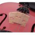  US Direct  4 4 Acoustic Violin With Box Bow Rosin Natural Violin Musical Instruments Children Birthday Present Pink