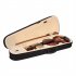  US Direct  4 4 Acoustic Violin With Box Bow Rosin Natural Violin Musical Instruments Children Birthday Present Natural Color