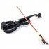 US Direct  4 4 Acoustic Violin Kit With Box Bow Rosin Earphones Cable Paint Electric Violin Musical Instruments black